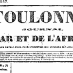 La une du Toulonnais du 30 décembre 1847