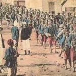 Tirailleurs partant en colonne (Archives nationales du Sénégal).