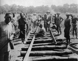 Sur le chantier du Congo-Océan (1921-1934).