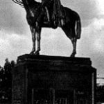 Statue de Lyautey à Casablanca.