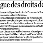 Libération, mercredi 14 juin 2006, page 5.