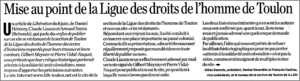 Libération, mercredi 14 juin 2006, page 5.