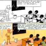 Tintin au Congo (éditions de 1931 et de 1984).