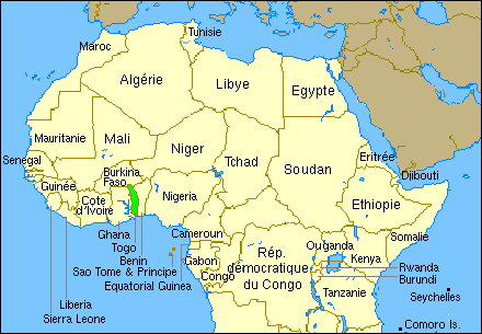 Le Togo, petit pays d'Afrique de l'Ouest, qui s'étire sur 550 km avec une largeur n'excédant pas 130 km, a une population d'environ 5,4 millions d'habitants.