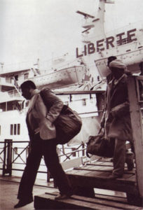 Arrivée à Marseille du ferry Liberté en provenance d'Alger.