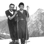 Au col de Tirourda, Marcel Frapolli et Marcelle Gomilla - ils ont vingt ans, la vie devant eux.