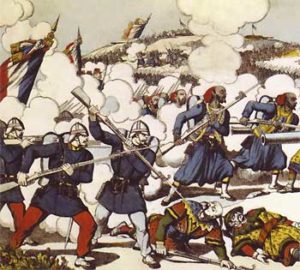 Guerre du Tonkin, prise de Lang-Son (1885) (imagerie d'Épinal).