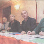 Perpignan, le 16 mars 2007 : conférence de presse du collectif (© Jean Roig).