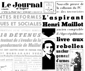 La une du 6 avril 1956.