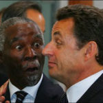 Thabo Mbeki et Nicolas Sarkozy, le 11 juin 2007, lors de la réunion du G8 à Heiligendamm (photo : Michael Urban / AFP)