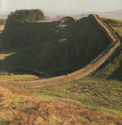 Le Mur d'Hadrien(Nord de l'Angleterre, 122 après JC)