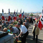 Inauguration de la stèle de Perpignan, le 5 juillet 2003.