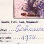 "Ethnie : Tutsi"