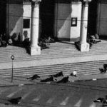 Rue d'Isly, devant la grande poste d'Alger, après la fusillade du 26 mars 1962.