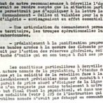 Exercice "Algérie", étude sur la pacification, secteur de GéryvilleEcole de Guerre, année 1960.