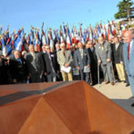 Inauguration du mémorial à Sète, le 26 octobre 2009 (photo Midi libre).