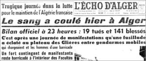 L'Echo d'Alger, 24-25 janv. 1960. (Voir la fin de la note [4])