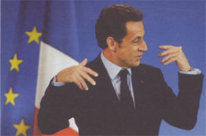 Nicolas Sarkozy à Nîmes le 13 janvier 2009 (J.-P. Pelissier/Reuters)