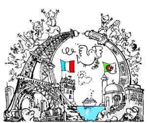 D'après un dessin de Plantu, publié dans Le Monde du 2 mars 2003.