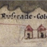 Détail de la Tabula Peutingeriana, copie du XIIIe siècle d'une ancienne carte romaine.