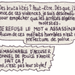 Papon à Bordeaux, le 15 octobre 1997 (Riss, «Le procès Papon», Charlie hebdo, hors-série n° 6, avril 1998).