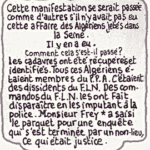 Une déclaration de Maurice Papon, lors de son procès à Bordeaux (octobre 1997).