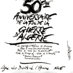 Affiche reprenant un dessin original de l'artiste Ernest Pignon-Ernest.