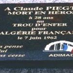 La tombe de Claude Piegts, au cimetière du Touvet (Isère)