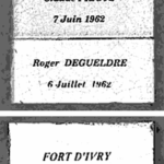 Les plaques des 4 fusillés de l'OAS.