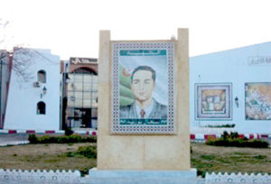 Stèle en mémoire du premier martyr des événements du 8 Mai 1945 à Sétif, Saâl Bouzid (El Watan)