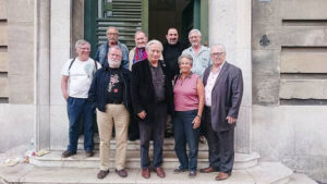 Associations d’anciens combattants et militants anticolonialistes sont venus en soutien à Henri Pouillot dans ce procès qui a trait à un mensonge d’État vieux de 57 ans. (c) Copyright Journal La Marseillaise