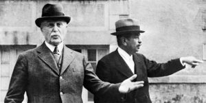 P. Pétain et P. Laval en 1942, © INP / AFP