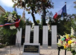 Le monument en hommage aux goumiers à Marseille (photo Robert Poulain)