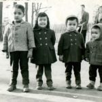 Une famille en Lorraine dans les années 1950.