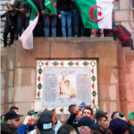 Place Audin à Alger, lors d'une manifestation du hirak.