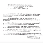 Communiqué du 4 août 1961 de la LDH de Moselle