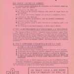 Tract du PSU diffusé à la suite de la manifestation du 17 octobre 1961.