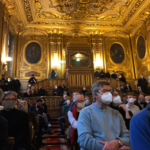 Le « vrai-faux colloque » organisé dans la Sorbonne, le 7 janvier 2022. © MG