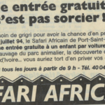 Annonce diffusée en juin 1994 dans le quotidien « Ouest France ». © DR