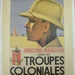 Affiche de propagande en faveur des troupes coloniales. DR