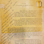 Note de Bernard Tricot, annotée à la main par le général de Gaulle, datée du 6 novembre 1961. © Archives nationales
