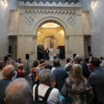 Discours de Louis Aliot (RN), le 24 juin, au couvent Sainte-Claire-de-la-Passion, en célébration de l'Algérie française. © Raymond Roig / AFP