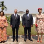 La reine Mathilde et le roi Philippe de Belgique en visite au Congo. Photo : Le Vif