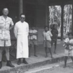 Le « home » d’Iracoubo, dans le nord de la Guyane, dans les année 1950. Fonds de Arnauld Heuret