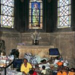 Eglise Saint-Bernard, août 1996. ALEXIS DUCLOS