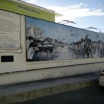 Fresque murale de Philippe Laurent en hommage aux victimes de mai 1967, à Pointe-à-Pitre.